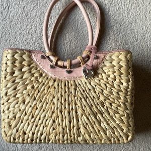 Cute Brighton Leila crocodile straw tote